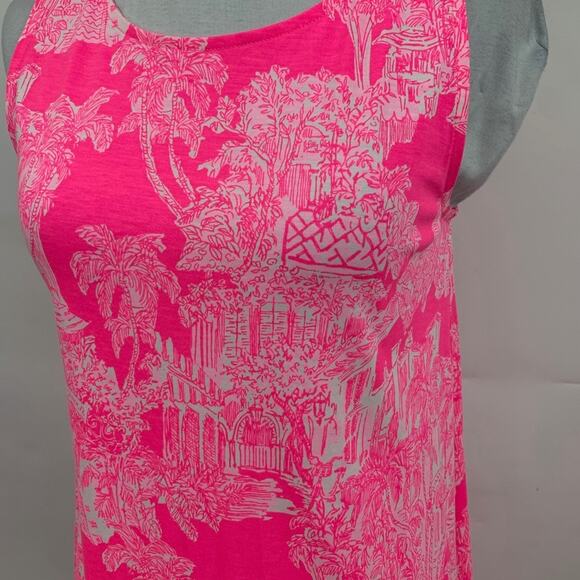 Lilly Pulitzer Dress Women XS Extra Small Kristen Swing Tropical Sleeveless Mini - Picture 5 of 11